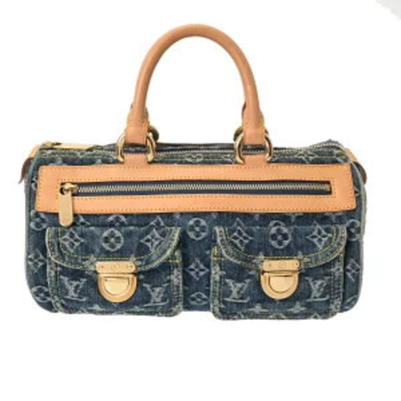 Louis Vuitton Handbags - Louis Vuitton Monogram Neo Speedy Blue Denim Handbag